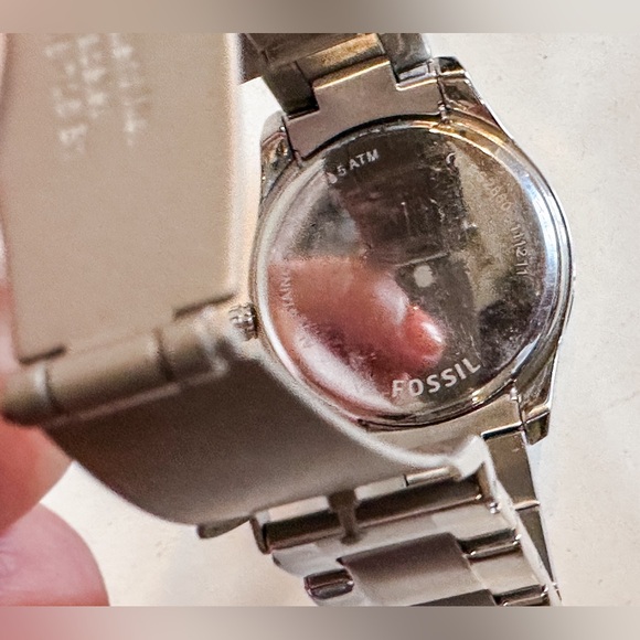 Fossil🔑 Womens Stella Quartz Three-Hand Multifunction Stainless Steel Watch - Picture 5 of 9
